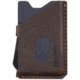 Grip6 Wallet Blue Steel w/Brown Leather Sleeve w/No Loop, WLT-BST-NP-BRNL