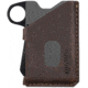 Grip6 Wallet Grey w/Brown Leather Sleeve w/Loop, WLT-GML-LP-BRNL