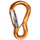 Grivel Clepsydra Twin Gate Carabiner, Orange/Silver, Large, 389441