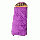 Grizzly Kid +0 Degree Sleeping Bag, Purple, Large, 30062