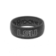 Groove Life Original Collegiate Louisiana State Silicone Ring, Black, 7, 19853
