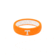Groove Life Thin - Collegiate Tennessee Full Logo Silicone Ring, Orange/White, 6, 12538