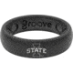 Groove Life Thin Iowa State Logo Silicone Ring, Black, 10, 9815