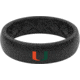 Groove Life Thin Miami Color Logo Silicone Ring, Black, 10, 57884