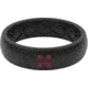Groove Life Thin Mississippi State Color Logo Silicone Ring, Black, 06, 58614