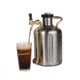 Growlerwerks uKeg 128 oz Pressurized Growler, Stainless Steel GWA1002-ST-NB-00