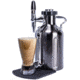 GrowlerWerks uKeg Nitro Cold Brew Coffee Maker, Black Chrom, 50 oz, GWA1058-BC-NB-N2
