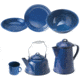 GSI Enamelware Cereal Bowl, Blue, 11220