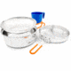 GSI Glacier Stainless Mess Kit, 1-Person, 68125