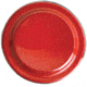 GSI Ss Rim Dinner Plate Red 04226