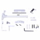 Guntec USA AR-15 Accent Kit, Anodized Clear, ACC-KIT-CLEAR