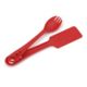 Splashguard 5-in-1 Utensils, Tomato