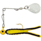 H&amp;H Lure Company Cajun Super Spin, Yellow/Black Stripe, Nickel Blade, 1/8oz, CSS-19N