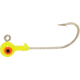 H&amp;H Lure Company Cocahoe Round SW Jighead, 1/16 oz, Sz 1 Hook Chartreuse, 10/Pack, C1610-05