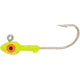 H&amp;H Lure Company Double Eye SW Jighead 1/8 oz, 1/0 Hook, Chartreuse 10/Pack, D1810-05