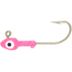 H&amp;H Lure Company Double Eye SW Jighead 1/8 oz, 1/0 Hook, Hot Pink, 10/Pack, D1810-07