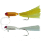 H&amp;H Lure Company H&amp;H Mag Redfish Rig, 40LB, 1/4oz, White/Yell, IMRFR80-01