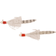 H&amp;H Lure Company H&amp;H Speck Tails Rig, 1/8oz, Clear/Glitter, I18ST-06