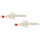 H&amp;H Lure Company H&amp;H Speck Tails Rig, 1/8oz, White/White, I18ST-02