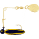 H&amp;H Lure Company Pro Cajun Spin, Black/Yellow Stripe, Gold Blade, 1/32oz, CGS-17G