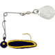 H&amp;H Lure Company Pro Cajun Spin, Black/Yellow Stripe, Nickel Blade, 1/32oz, CGS-17N