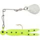 H&amp;H Lure Company Pro Cajun Spin, Chartreuse/Black Dot, Nickel Blade, 1/16oz, CS-12N