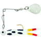 H&amp;H Lure Company Pro Cajun Spin, White Coachdog, Gold Blade, 1/16oz, CS-26G