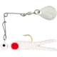 H&amp;H Lure Company Pro Cajun Spin, White/Red Dot, Nickel Blade, 1/16oz, CS-13N