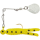 H&amp;H Lure Company Pro Cajun Spin, Yellow/Black Dot, Nickel Blade, 1/16oz, CS-11N