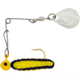 H&amp;H Lure Company Pro Cajun Spin, Yellow/Black Dots, Nickel Blade, 1/32oz, CGS-19N