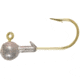 H&amp;H Lure Company Round SW Jighead, 1/8 oz, 2/0 Hook, Unpainted, 10/Pack, R1810-08