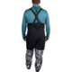 Habit Anglers Bluff Rain Bib, Habit Gray Waves/Black, Medium, RS10033-O-8-6-M-4G5