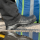 HAIX Black Eagle Safety 55 Mid, Side-Zip, Women's Boots, Black, 10.5 Medium, 620013M-10.5
