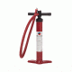 Hala Dual Action Hand Pump with Gauge - Red