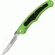 Havalon Piranta-Bolt Folding Knife, 2.75in, Stainless Blade, Clampack, Shock Green, XTC-60ABOLTGX