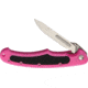 Havalon Piranta Bolt Linerlock Pink Folding Knife, 2.75in Satin SS Blade, Pink ABS Handle, Black Rubber Handle Insert, 12 Additional #60A Blades, Black Nylon Sheath, XTI-60ABOLT-PK