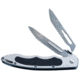 Havalon Piranta-Original Folding Knife, 2.75in, Stainless Skinner Blade, Box, Silver/Black, XTI-60AKNP