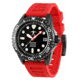 Hawaiian Lifeguard Association Dive Watches, Black Dial, Red Strap, Black, One Size, HLA 5412