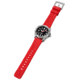 Hawaiian Lifeguard Association Dive Watches, Black Dial, Red Strap, Steel, One Size, HLA 5410