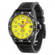 Hawaiian Lifeguard Association Dive Watches, Yellow Dial, Black Strap, Black, One Size, HLA 5407
