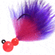 Hawken Outdoors Aerojig Aero-Rabbit Bead Jig, 1/4 oz, Cerise/Purple, AJR14012