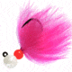Hawken Outdoors Aerojig Aero-Rabbit Bead Jig, 1/4 oz, Pearl White/Cerise, AJR14006