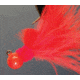 Hawken Outdoors Aerojig Marabou Jig 1/8 oz, Number 1 Hook, Flame, AJM18109