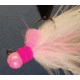 Hawken Outdoors Aerojig Marabou Jig 1/8 oz, Number 1 Hook, Pink &amp; White, AJM18123