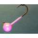 Hawken Outdoors Aerojig Plain Jighead, 1/8 oz, 1/0 Hook, Pearl Pink, 3/Pack, Custom Gamakatsu Hook, AJP18005