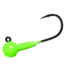 Hawken Outdoors Aerojig Twitching Jighead, 3/8 oz, Chartreuse Sparkle 3/Pack, 4/0 Gamakatsu, ATP38002