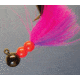 Hawken Outdoors Beau Mac Marabou Jig, 1/8 oz, Number 1 Hook, Black/Pink &amp; Purple, SMJ18030