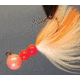 Hawken Outdoors Beau Mac Marabou Jig, 1/8 oz, Number 1 Hook, Pearl Orange &amp; White, SMJ18004