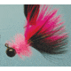 Hawken Outdoors Woolly Bugger Jig 1/8 oz, Black/Cerise, WB18002