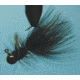Hawken Outdoors Woolly Bugger Jig 1/8 oz, Black, WB18012